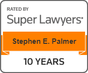Rated By Super Lawyers | Stephen E. Palmer | 10 Years